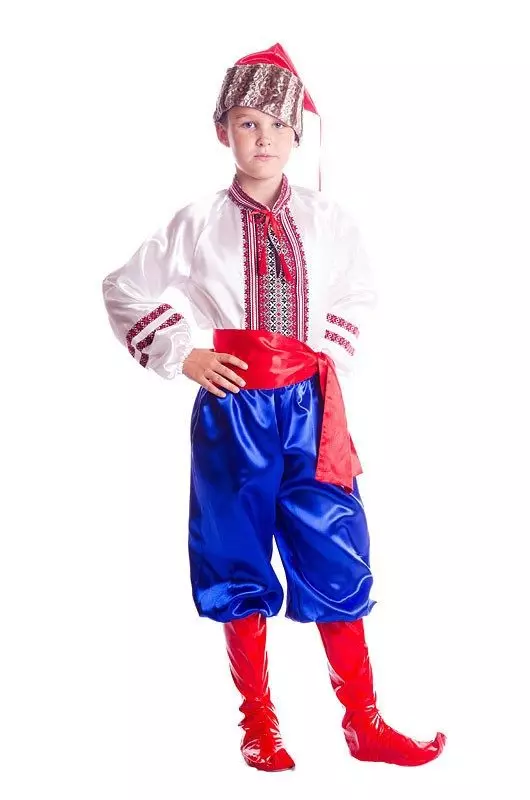 Kostum Negara Ukraine (60 Foto): Untuk Girls, Perempuan, Lelaki, Kostum Kanak-kanak Orang-orang Ukraine 14774_47
