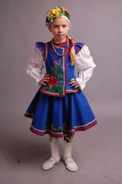 Ukrainian kostim nasyonal (60 foto): Pou ti fi, fi, gason, kostim timoun yo nan pèp yo nan Ikrèn 14774_48
