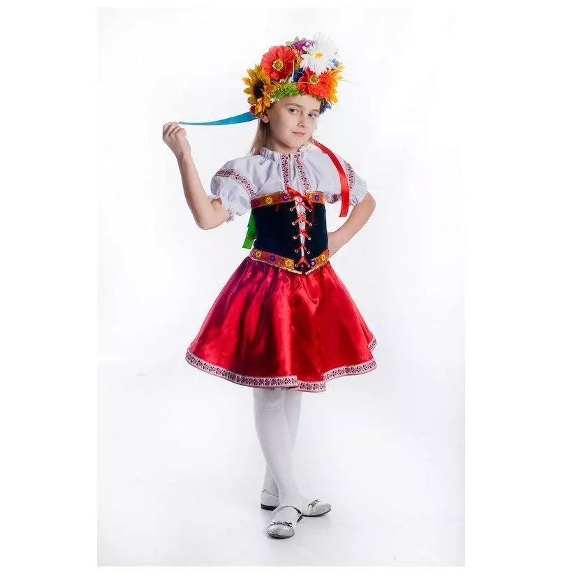 Kostum Negara Ukraine (60 Foto): Untuk Girls, Perempuan, Lelaki, Kostum Kanak-kanak Orang-orang Ukraine 14774_52
