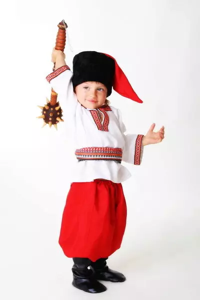 Kostumén nasional Ukrania (60 poto): Kanggo budak awéwé, awéwé, lalaki, umur, budak lalaki tina jalma Ukraina 14774_8