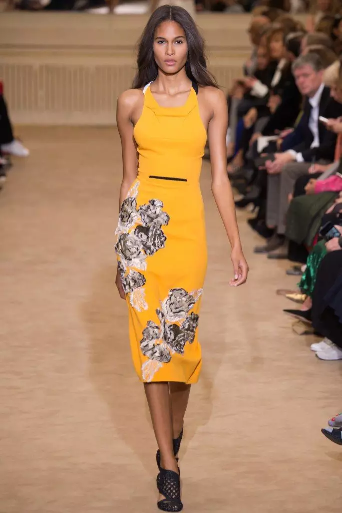 Žuta slučaj haljina s cvjetnim ispis