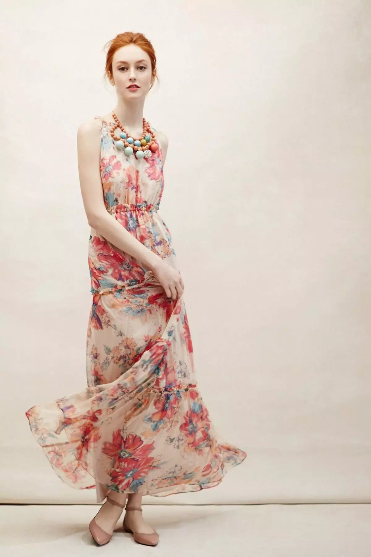 Boho-glamror-glamur haljina šifon
