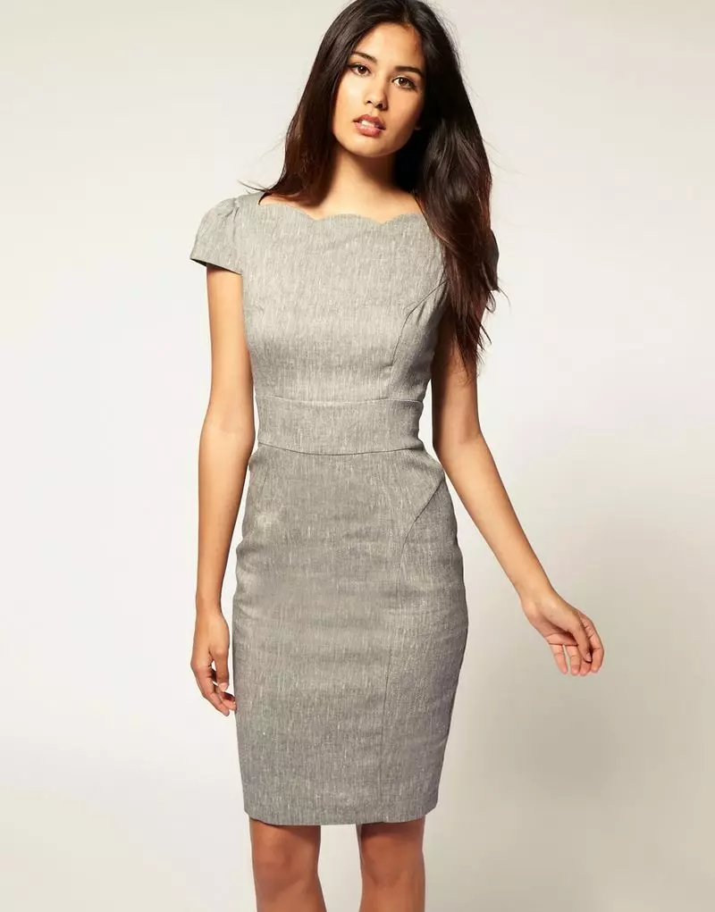 Office Dress Grey