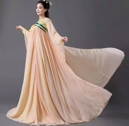 Wedding Lush Dress yn Oriental Style