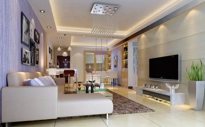 Living Rooms (191 Photos): Magagandang panloob na mga pagpipilian sa disenyo, eksklusibong designer na disenyo ng mga living room, mga ideya at mga tip sa pag-aayos 2021. Mga naka-istilong pagpipilian at mga tampok ng palamuti ng pagpasa lounge 147_163