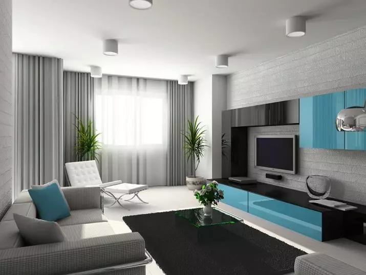 Living rooms (191 fotos): Beautiful interior design opsjes, eksklusive ûntwerper design fan libbene keamers, ideeën en tips op regeling 2021. Stylish opsjes en eigenskippen fan it dekor fan de passing lounge