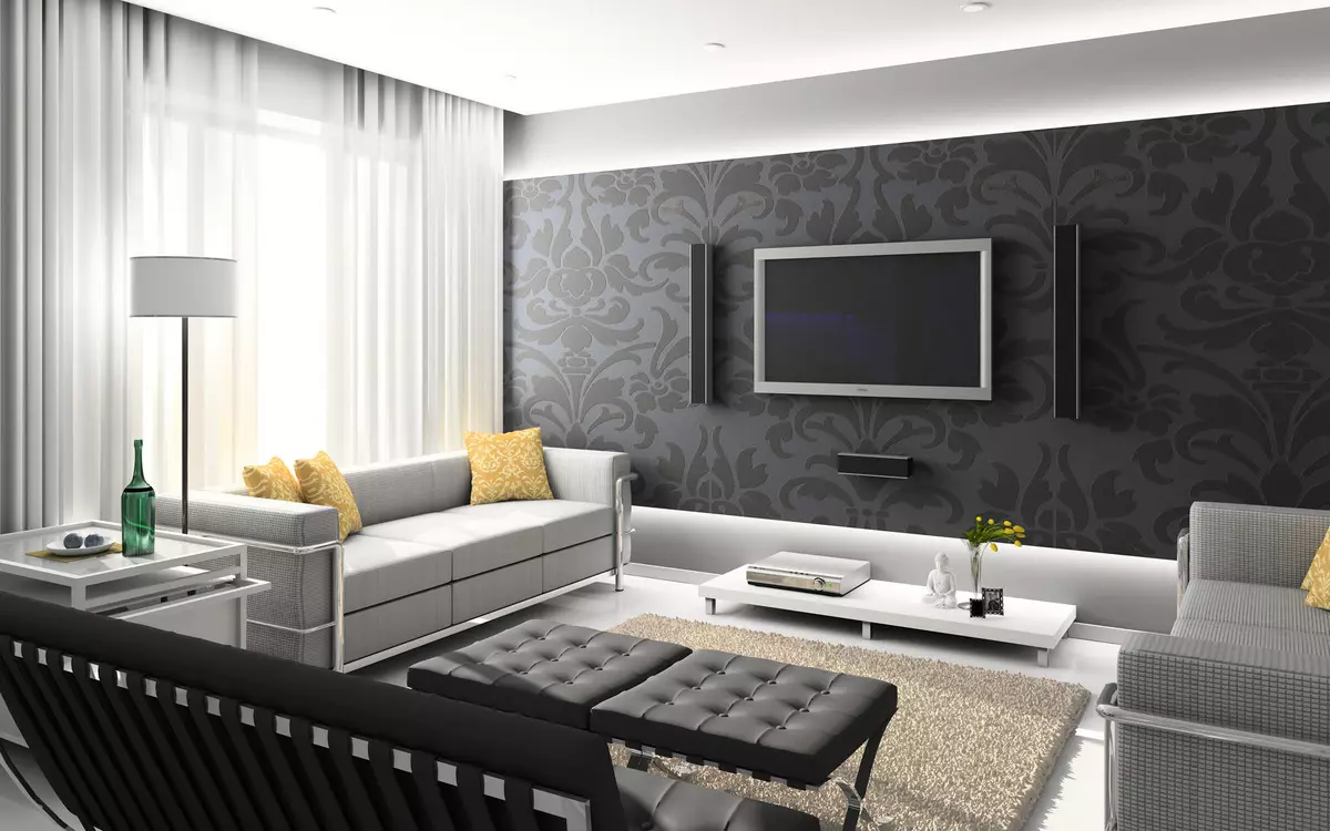 Living Rooms (191 Photos): Magagandang panloob na mga pagpipilian sa disenyo, eksklusibong designer na disenyo ng mga living room, mga ideya at mga tip sa pag-aayos 2021. Mga naka-istilong pagpipilian at mga tampok ng palamuti ng pagpasa lounge 147_3