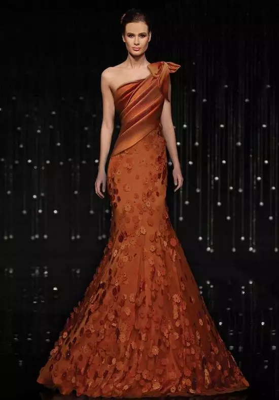 Vestido de terracota