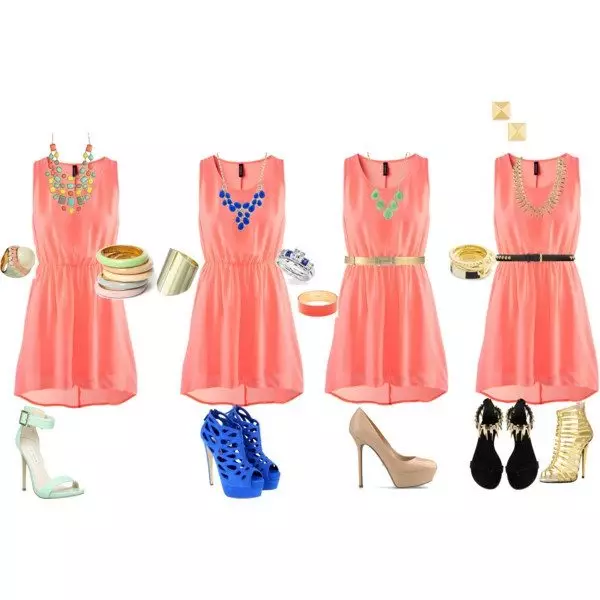 ფეხსაცმელი შესაფერისი Coral Dress