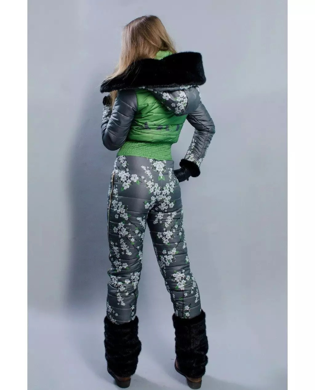 Ски костими (90 фотографија): Женски зимски модели скијања, како да изаберете 14837_20