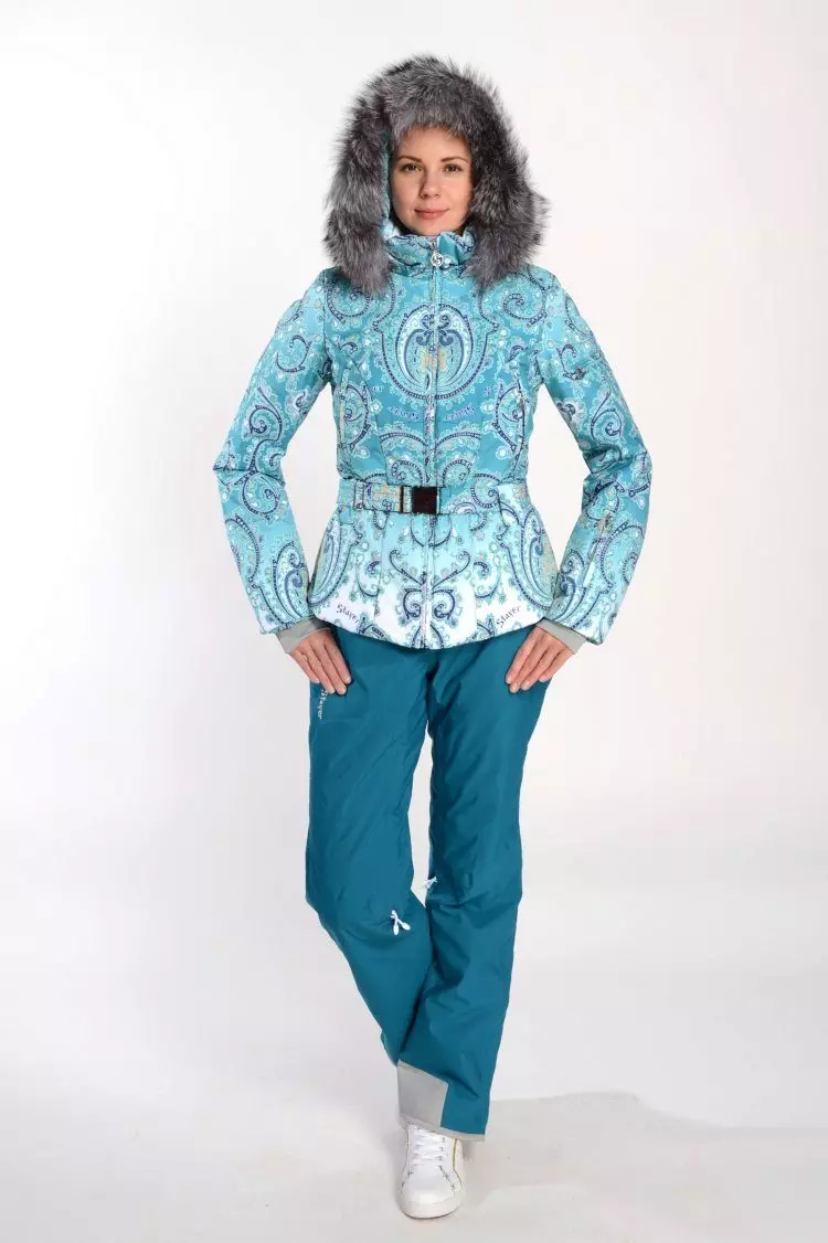 Kostum Ski (90 Foto): Model Ski Musim Sejuk Wanita, Bagaimana untuk Pilih 14837_53