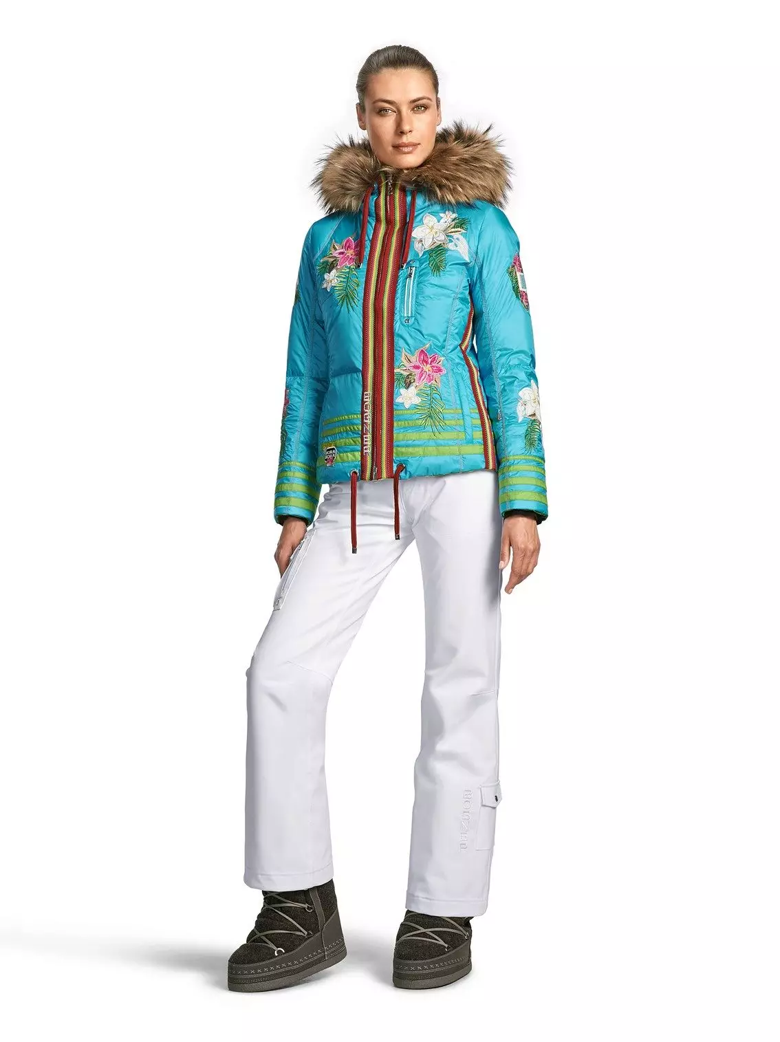 Kostum Ski (90 Foto): Model Ski Musim Sejuk Wanita, Bagaimana untuk Pilih 14837_56