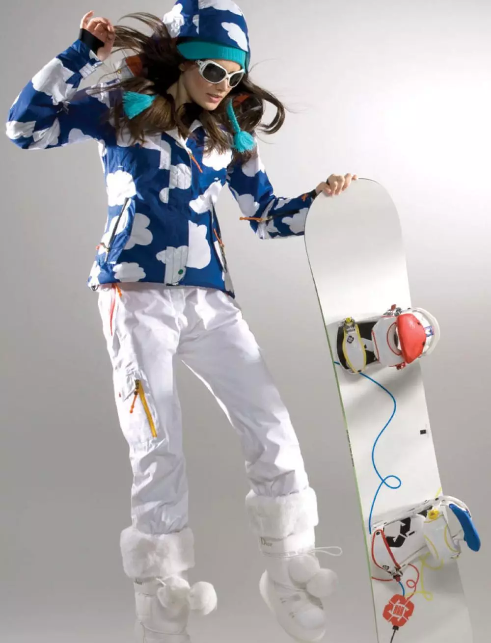 Ски костюми (90 снимки): зимен ски модели на жените, Как да изберем 14837_7