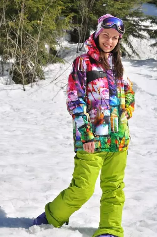 Ски костими (90 фотографија): Женски зимски модели скијања, како да изаберете 14837_74