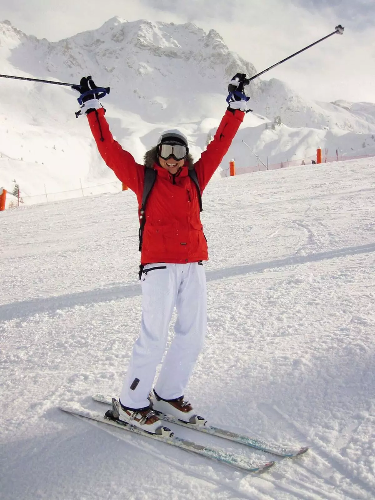 Ски костюми (90 снимки): зимен ски модели на жените, Как да изберем 14837_82