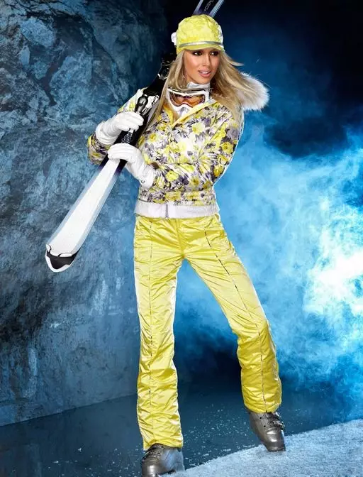 Kostum ski (90 foto): Model ski musim dingin wanita, Cara Memilih 14837_9