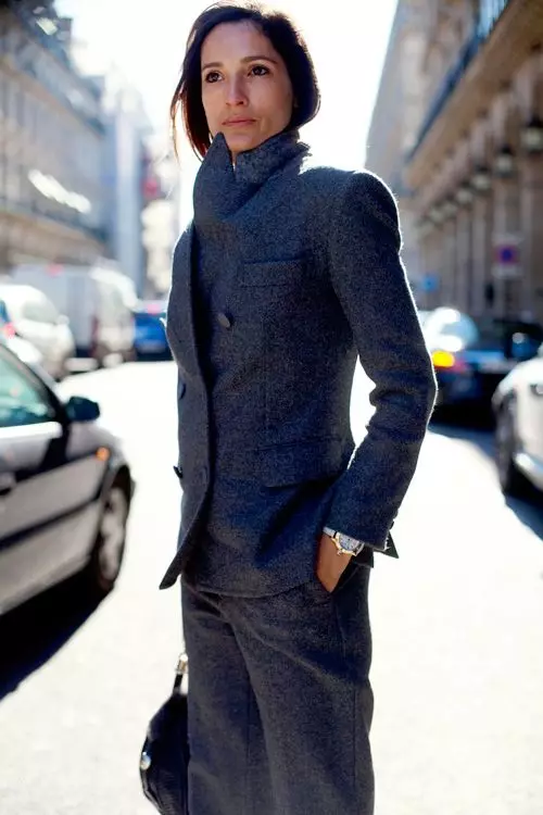Kostiumy Damskie Spodnie 2021 (242 zdjęcia): Nowe i mody trendy, styl Chanel 14844_214