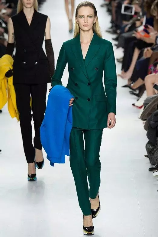 Byxor Kvinnors Kostymer 2021 (242 foton): Nya och modetrender, Chanel Style 14844_51