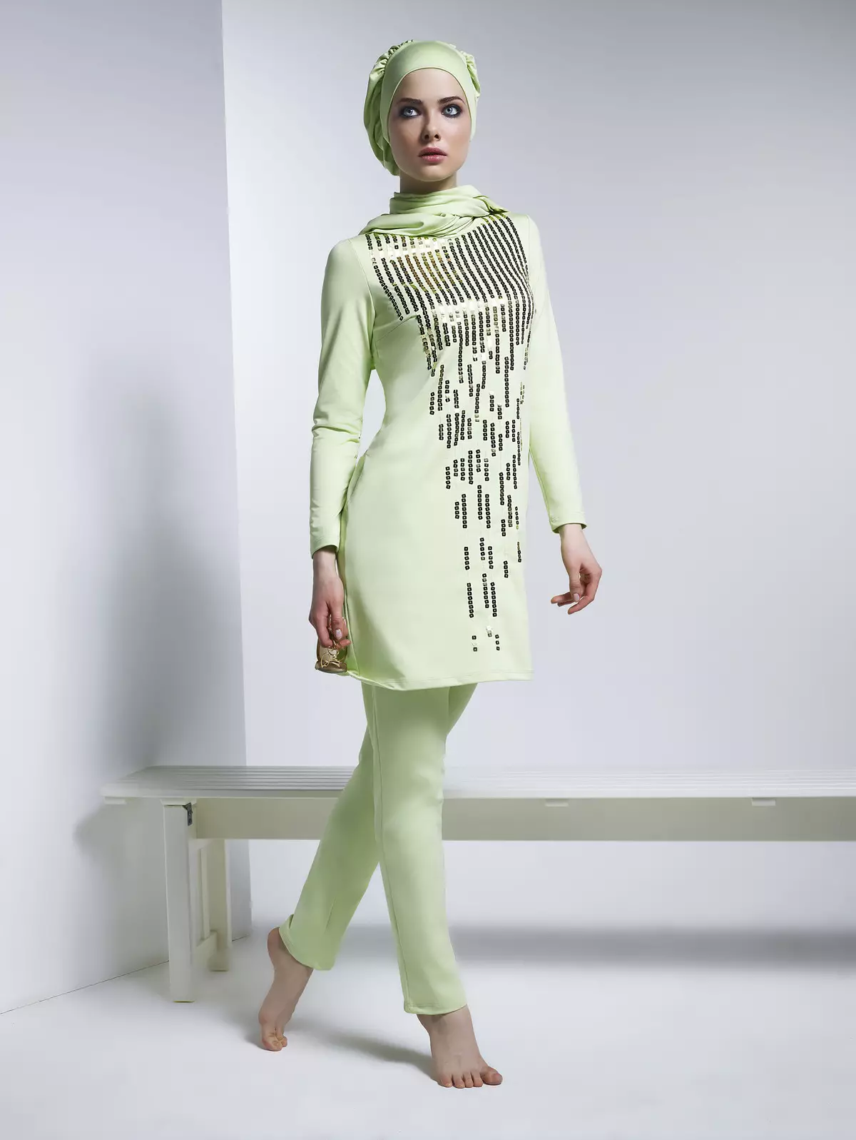 Şalvar qadın geyimləri 2021 (242 şəkil): Yeni və moda meylləri, Chanel Style 14844_91