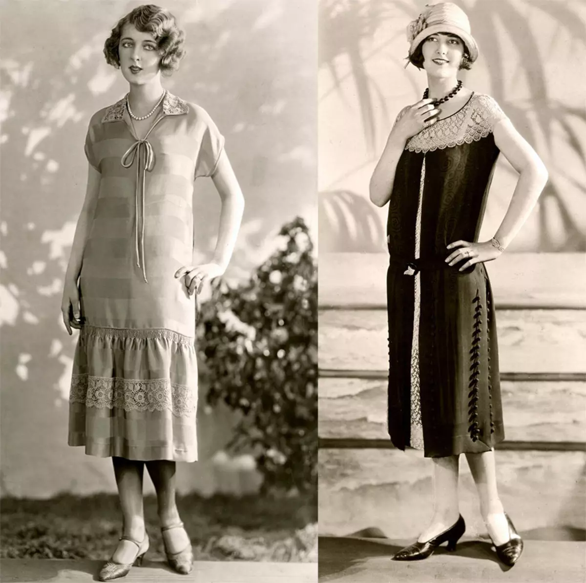 Мода: 20-те години (55 снимки): Gangster стил облекло за жени, светъл ретро епоха на 20 век 14848_28