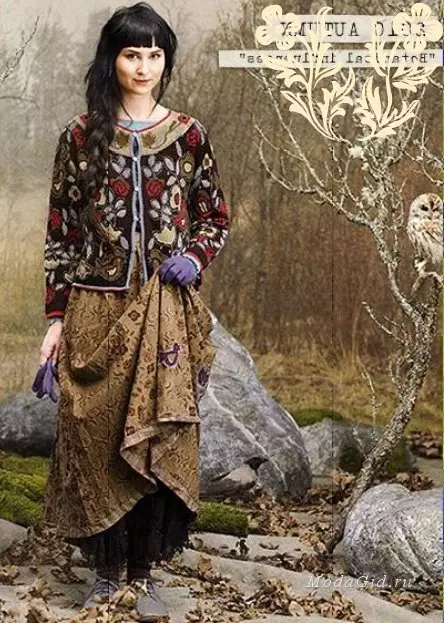 Bocho-Stil in der Kleidung (180 Fotos): Wie erstellt man einen trendigen Winter- und Sommer-Kleiderschritten und Frauen 50 Jahre alt 14858_120