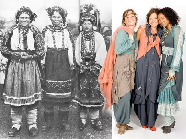 Bocho-Stil in der Kleidung (180 Fotos): Wie erstellt man einen trendigen Winter- und Sommer-Kleiderschritten und Frauen 50 Jahre alt 14858_44