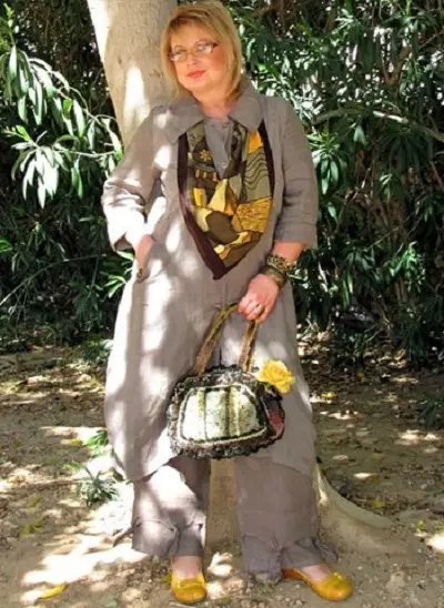 Gaya Bocho Kanggo (64 foto): Knited babagan gaya boho kanggo wanita sawise 50, aturan kanggo nggunakake BOHO unsur ing sandhangan 14862_27