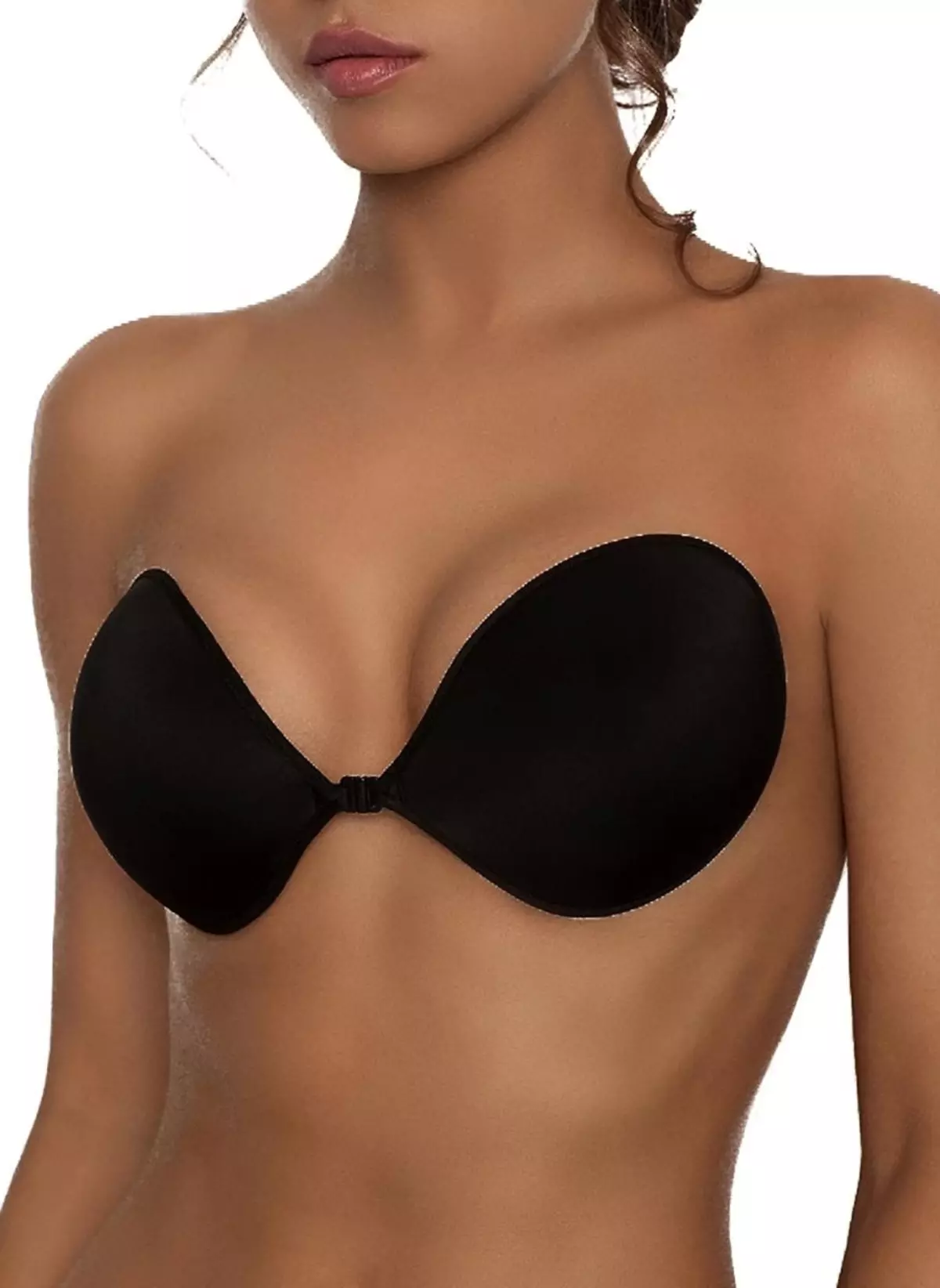 bras ໂດຍບໍ່ມີ fasteners (41 ຮູບ): ຍົກໂດຍບໍ່ມີ fasteners ຢູ່ດ້ານຫຼັງ 14895_22