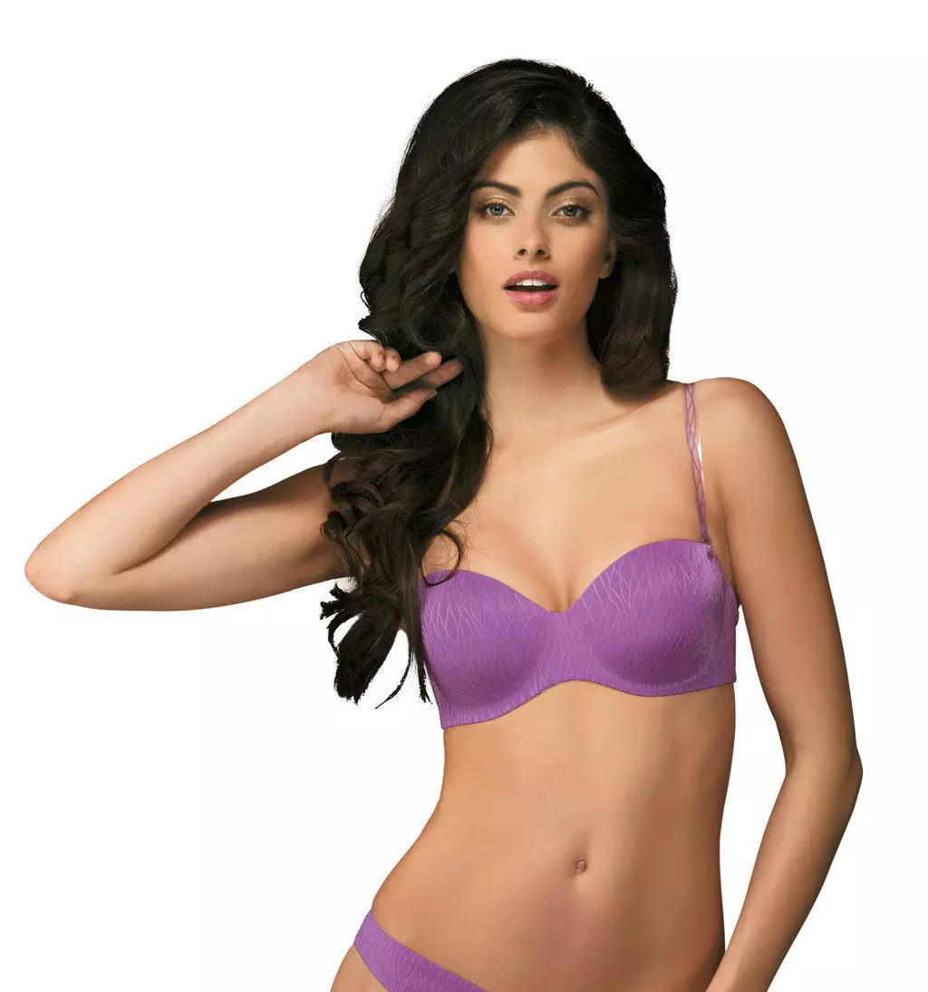 Seamless vehicle (54 photos): Bra leaf with molded cups and bones, reviews 14925_46