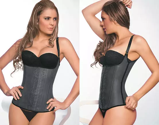 Corset (128 photos): Models under the breast and sports, black and other color, for women of large sizes, body corset everyday 14933_29