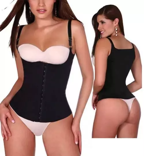 Corset (128 photos): Models under the breast and sports, black and other color, for women of large sizes, body corset everyday 14933_30