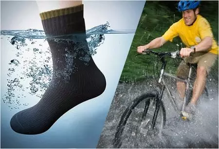 Kaos kaki waterproof (40 poto): Kumaha carana ngahapus kaos kaki cai daun, ulasan 14944_19