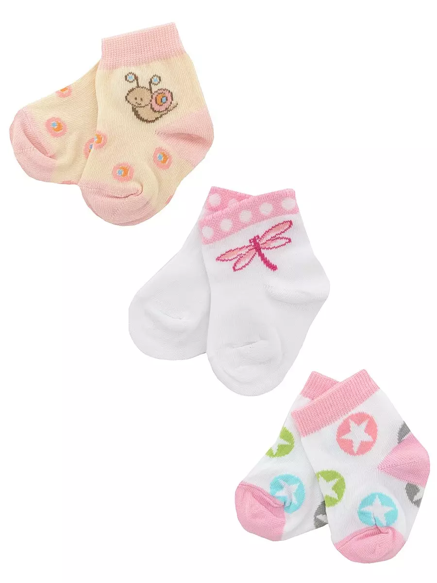 ਨਵਜੰਮੇ ਲਈ socks (59 ਫੋਟੋ): girls ਲਈ ਬੁਣਿਆ ਮਾਡਲ, ਆਕਾਰ ਨਾਲ ਪਤਾ ਕਰ ਰਹੇ ਹਨ 14951_11