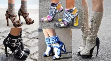 Divatos zokni (27 fénykép): Népszerű modellek 14959_4