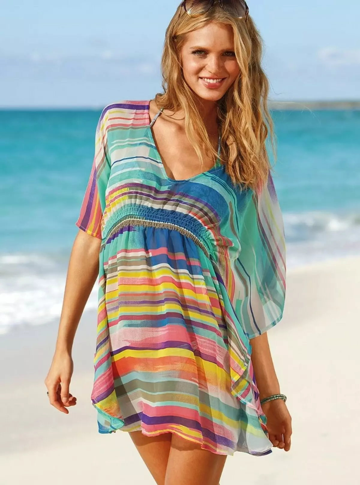 Beachwear ve Mayolar (46 Fotoğraf): Bayan Plaj Modelleri 1498_9