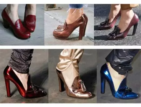 Lofer (115 φωτογραφίες): Τι είναι, πώς καλύτερα να προσδιορίσετε αυτά τα παπούτσια - γυναικεία παπούτσια ή παπούτσια, μόδα φθινόπωρο 2021, Penny 15053_101