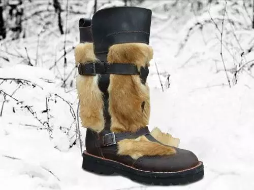 Dámské přirozené jednotky (53 fotografií): Sobí kožešinové boty vyrobené v Kanadě 15060_25