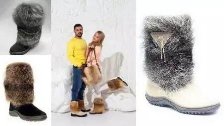 ONTU (155 fotos): modelos femininos de Ivanich, Garant e Roshva, de Kamus Winter Fur, que aquecedor botas ou unfuts, Reviews 15065_110