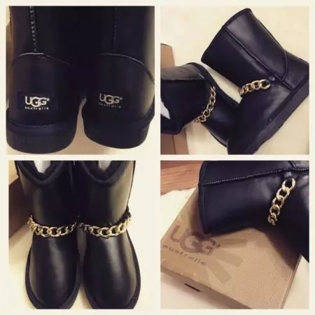 Ntuj Uggs (43 Duab): Poj niam cov qauv los ntawm sheepskin thiab suede 15099_21