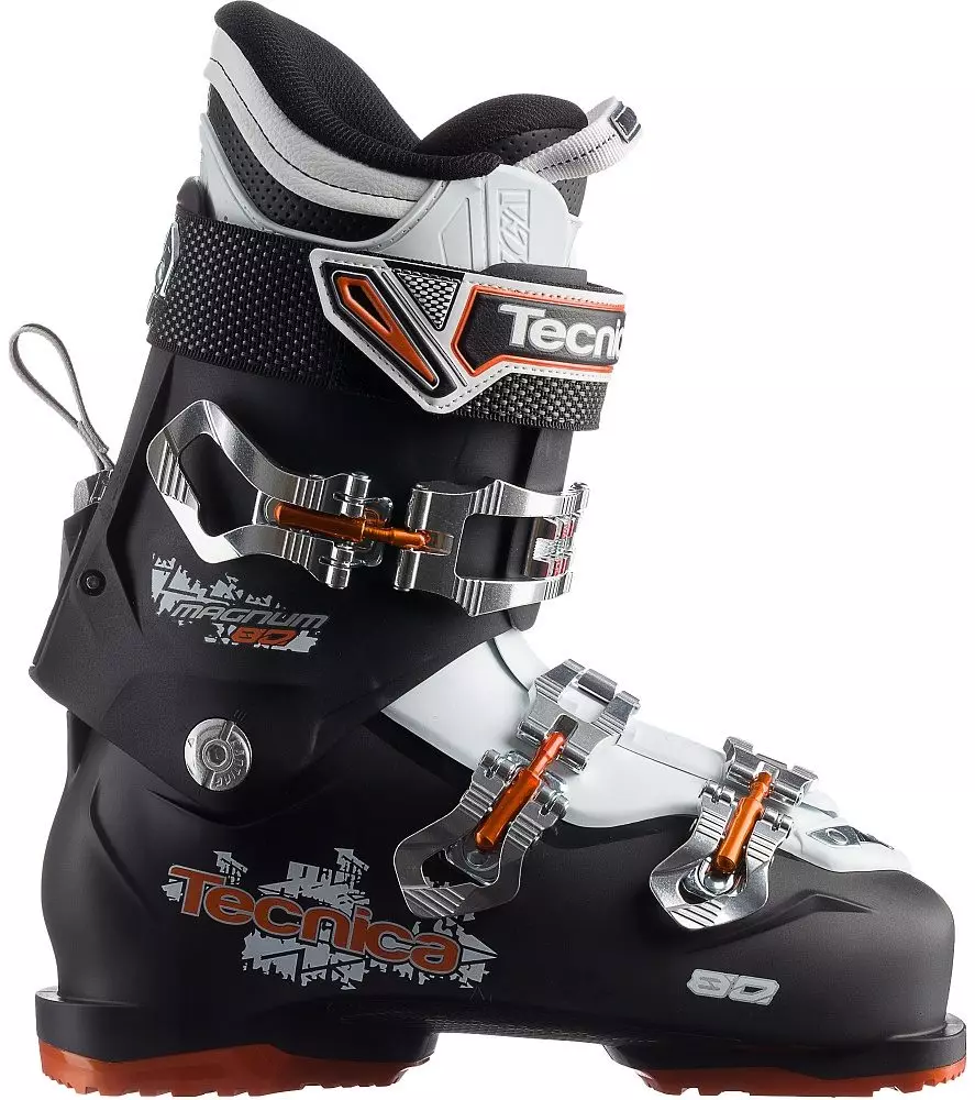 Tecnica Ski Boots (29 billeder): Børne- og kvinders modeller til Mountain Ski Air Ski Air Shell, Phoenix, Dragon fra apparaterne 15109_17