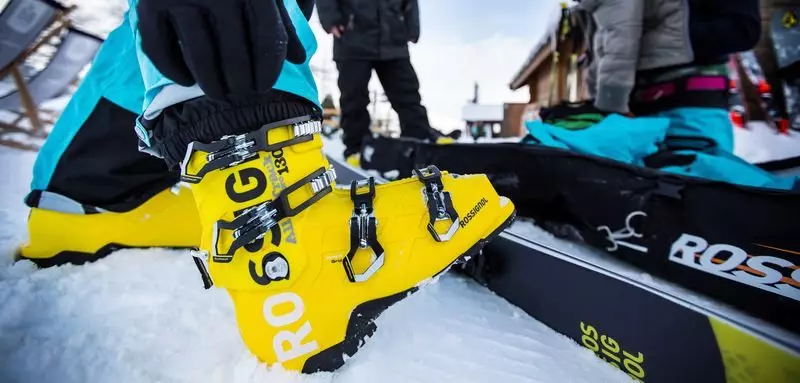 Sapatu ski rossnevol (48 Poto): Model ski, pikeun Boots, sapatu barudak 