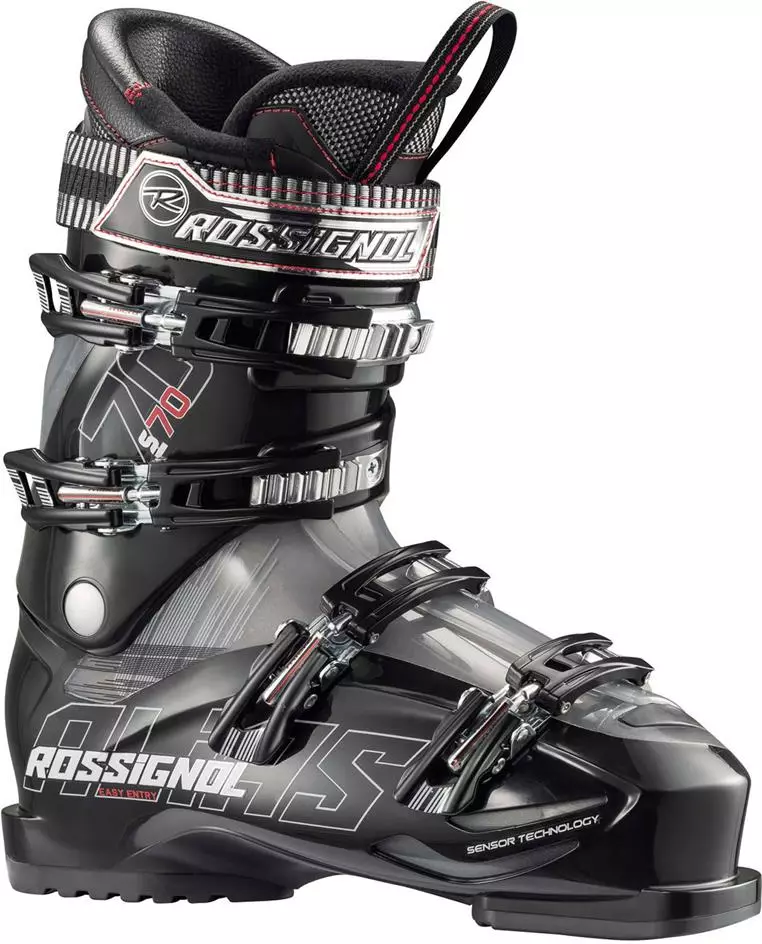 รองเท้าสกี Rossignol (48 รูป): รุ่นเล่นสกีสำหรับสโนว์บอร์ดรองเท้าเด็ก 