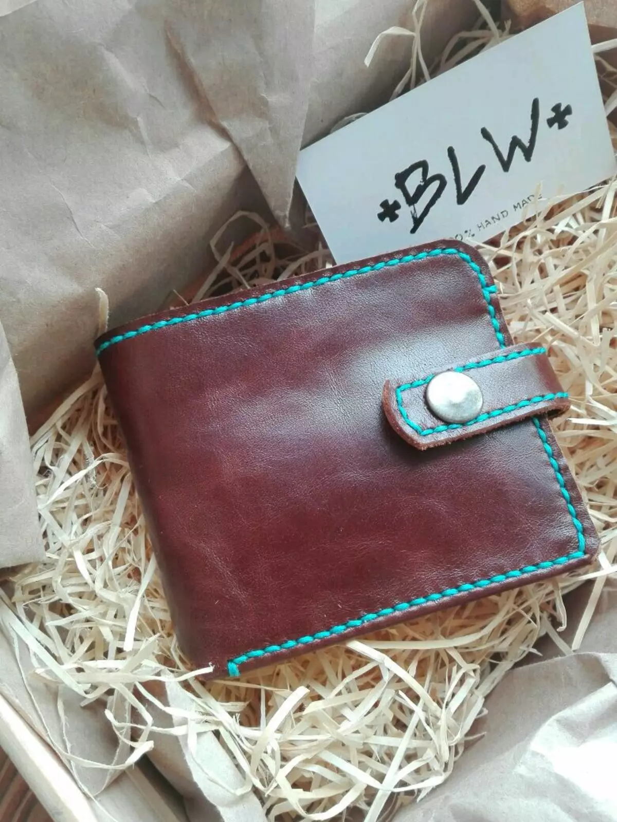 Handmade wallets (62 photos): leather purses, women's wallet made of genuine leather 15134_56