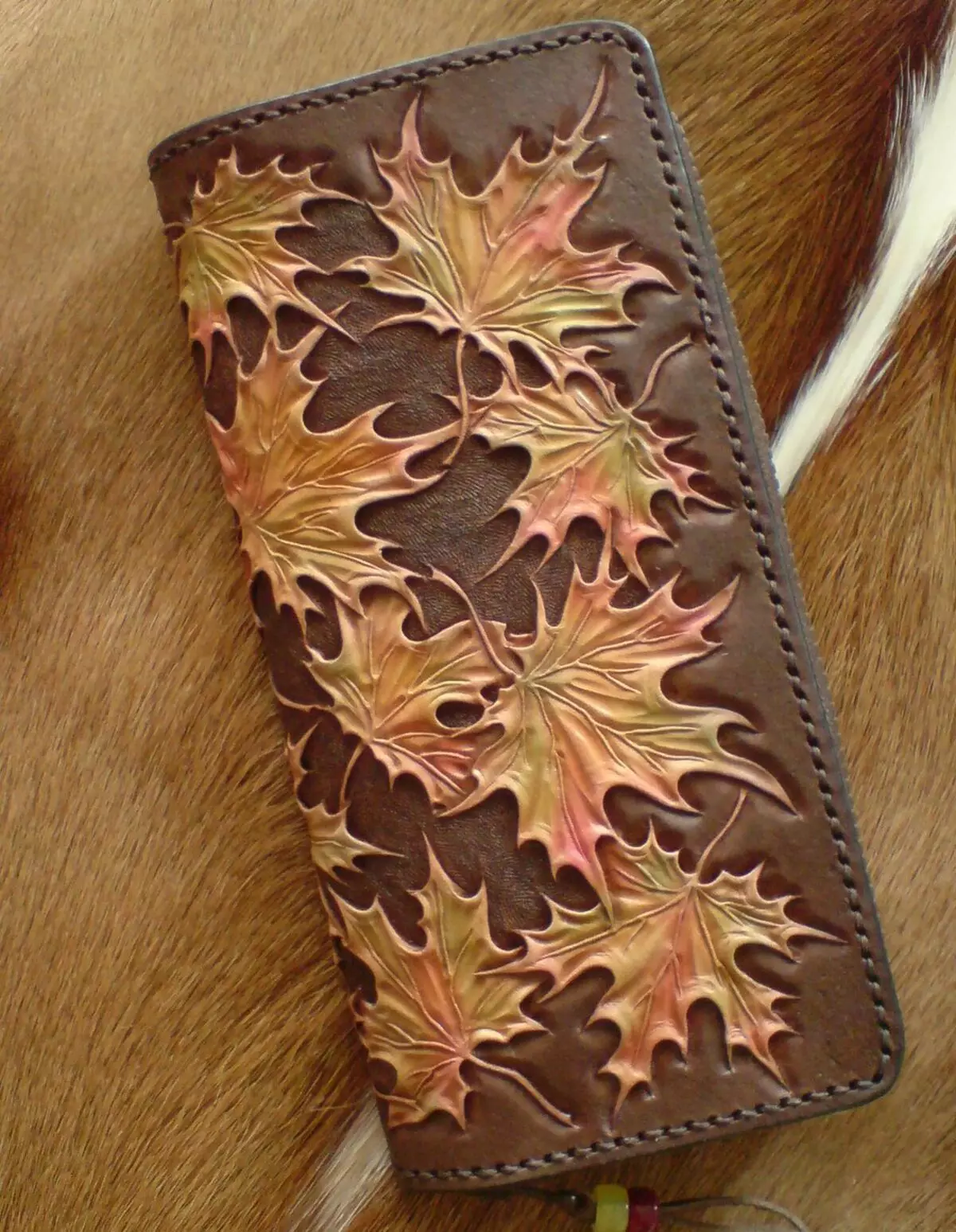 手作りの財布（62写真）：革財布、純正革製の女性用財布 15134_59