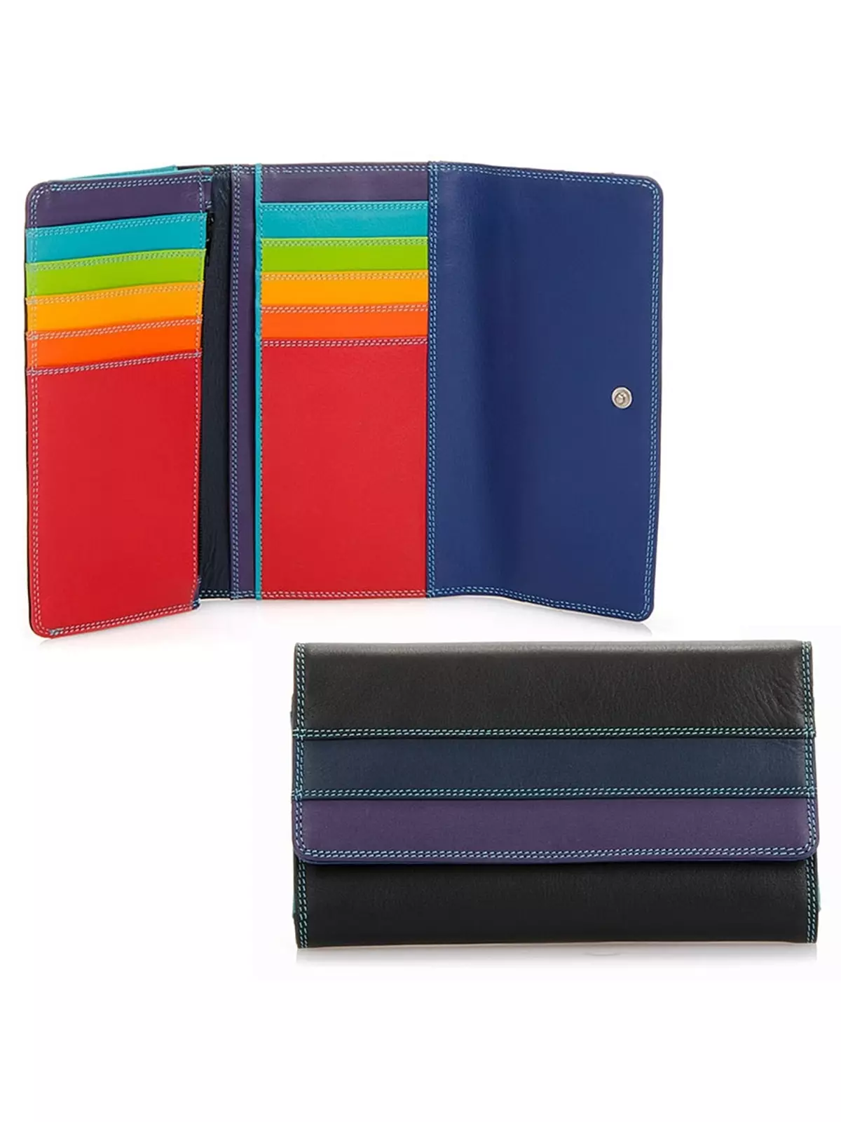 Mywalit Wallets (43 foto's): Damesmodellen met olifant, gekleurd en veelkleurig 15143_34