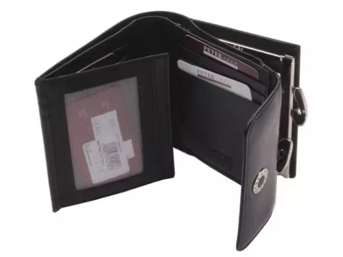 Petek Brieftaschen (55 Fotos): Damen Lederrosa und andere Farbgeldbeutel von Petcop-Firmen 15147_38