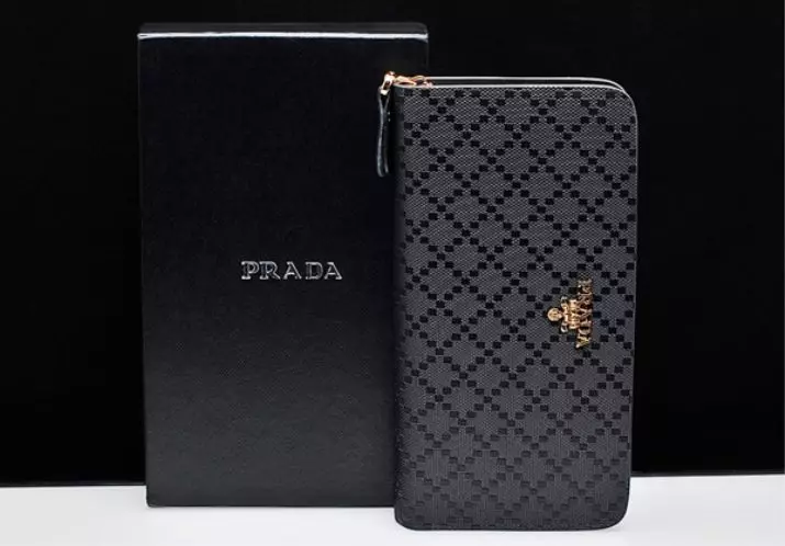Prada Wallet (34 foto's): Review van Damesmodellen van het beroemde merk Prada 15150_12