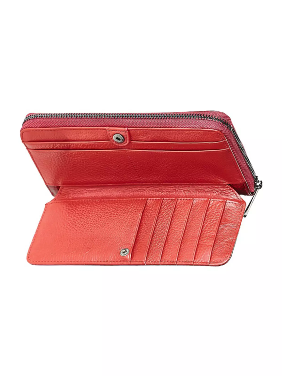 Rdeče denarnice (65 fotografij): Ženske usnjene torbice rdeče 15161_19