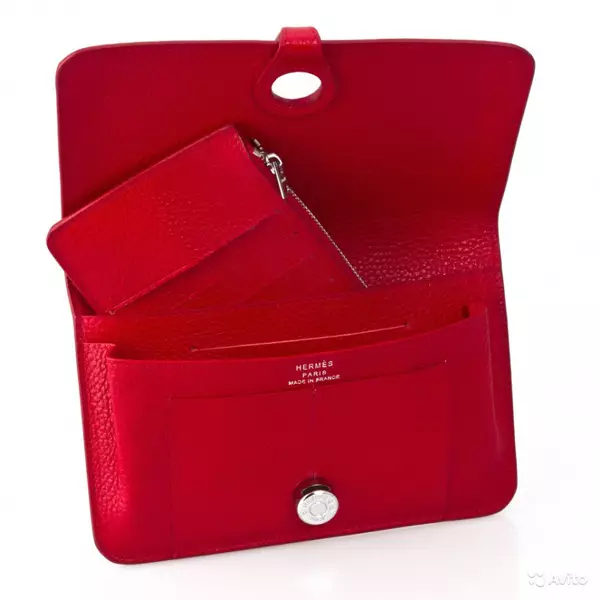 Kırmızı Cüzdan (65 Fotoğraf): Kırmızı Kadın Deri Çantalar 15161_52