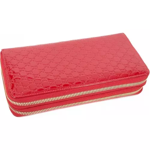 Rode portefeuilles (65 foto's): Dames lederen portemonnees van rood 15161_60